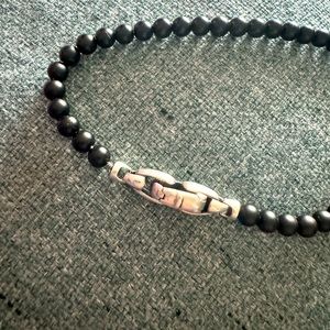 David Yurman Men's Spiritual Beads Bracelet with Black Onyx